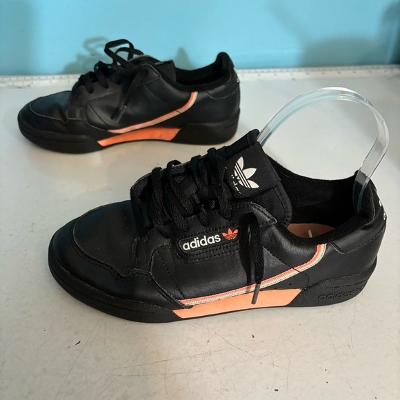 Adidas continental ‎ 80 black big girls shoes in size 4 - Picture 3 of 10